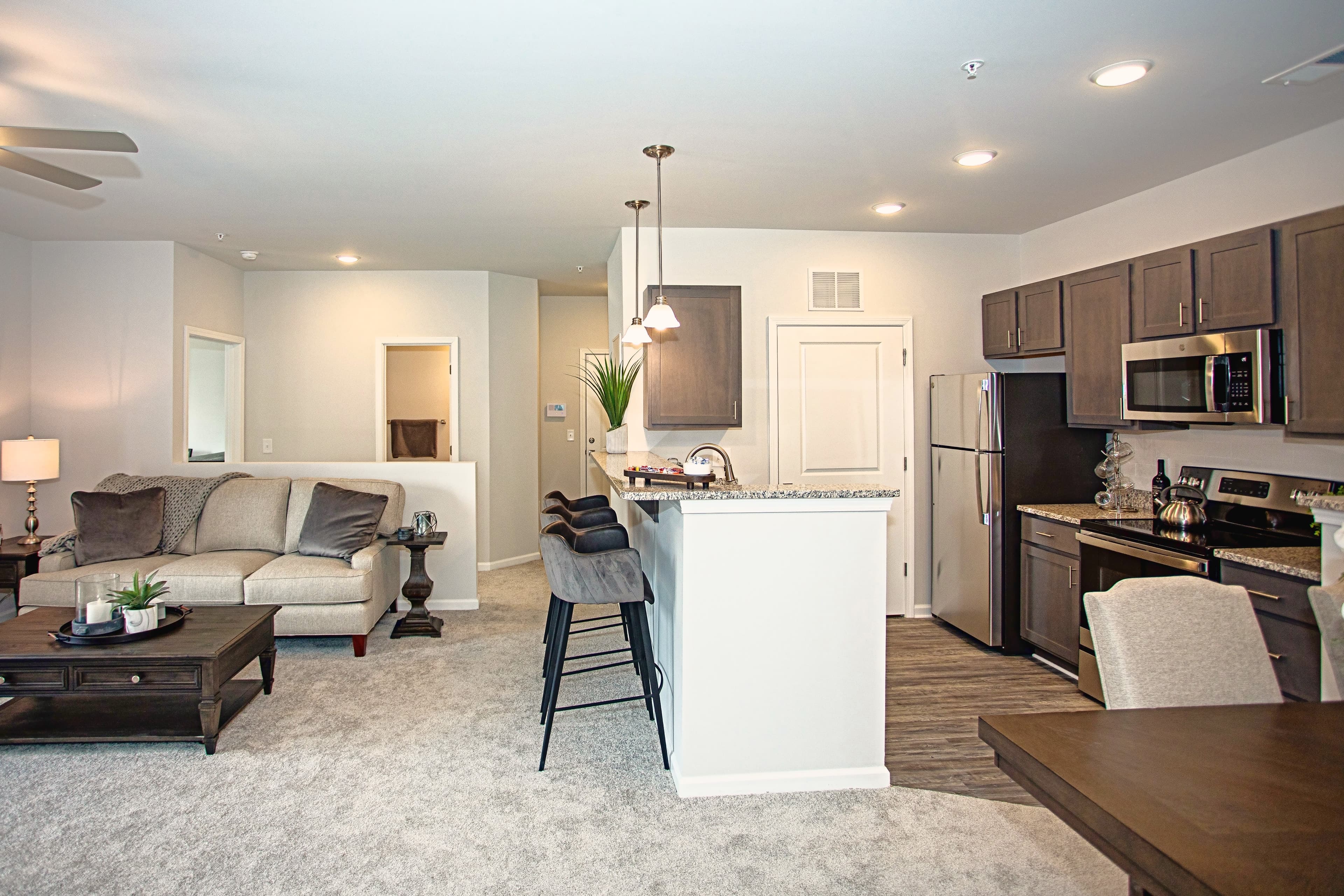 Spacious Living Rooms at 1188 at Solomon