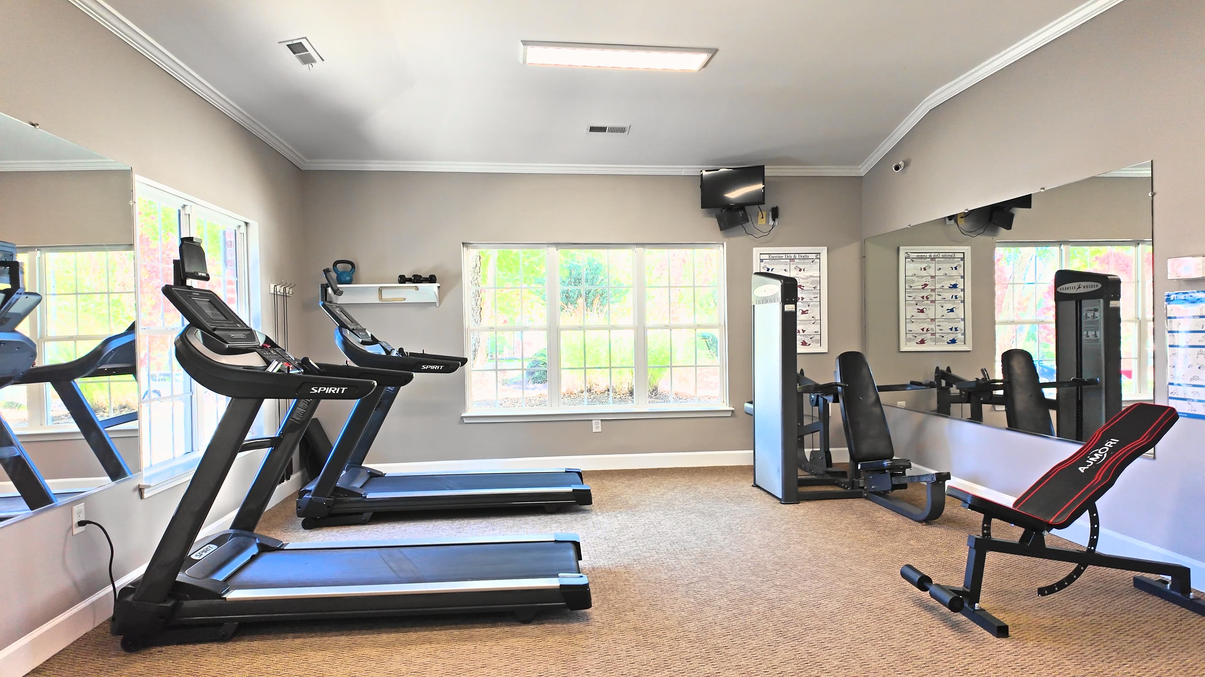 The 24-hour fitness center at Bromley Park