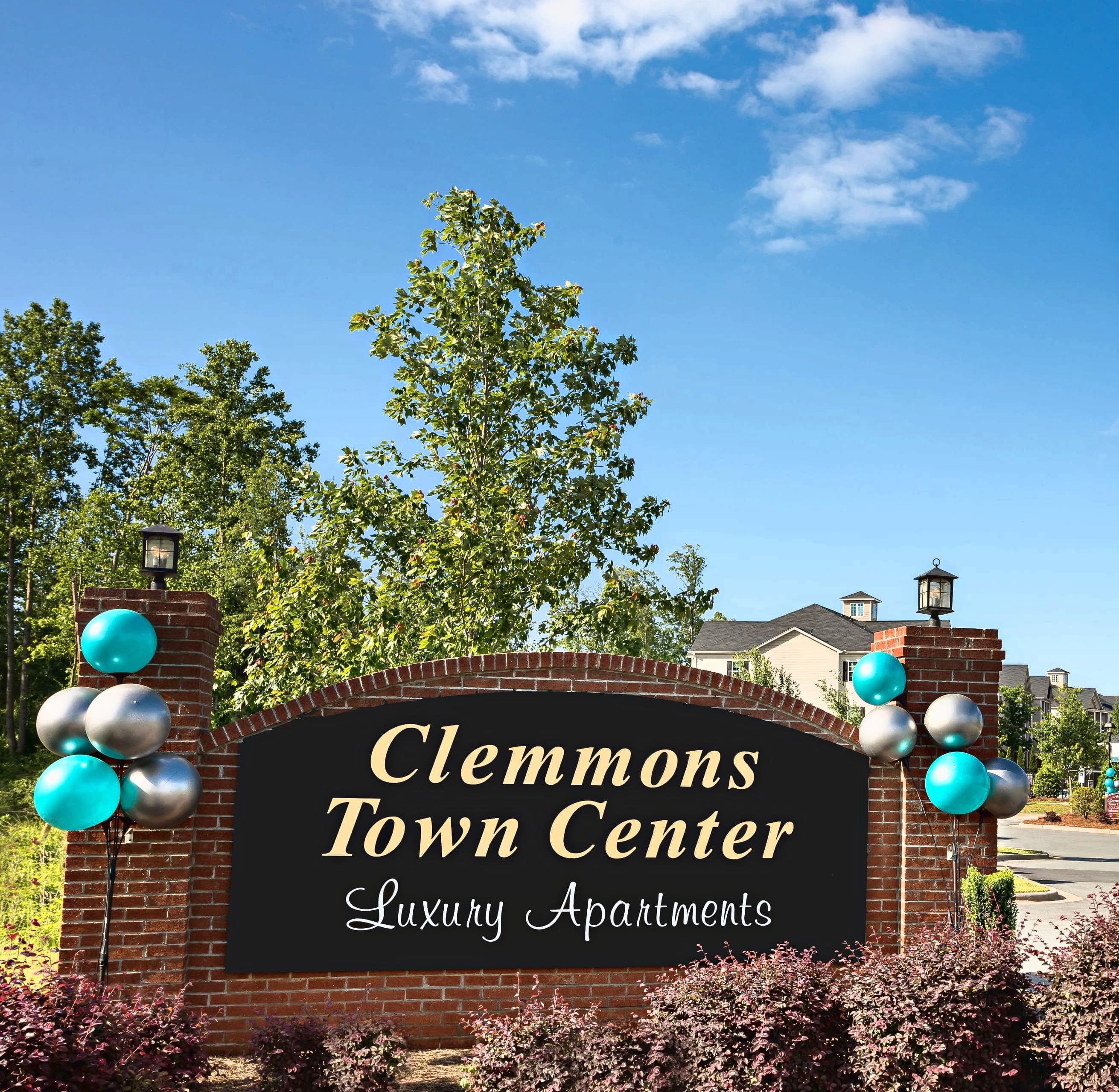 The entrance at Clemmons Town Center