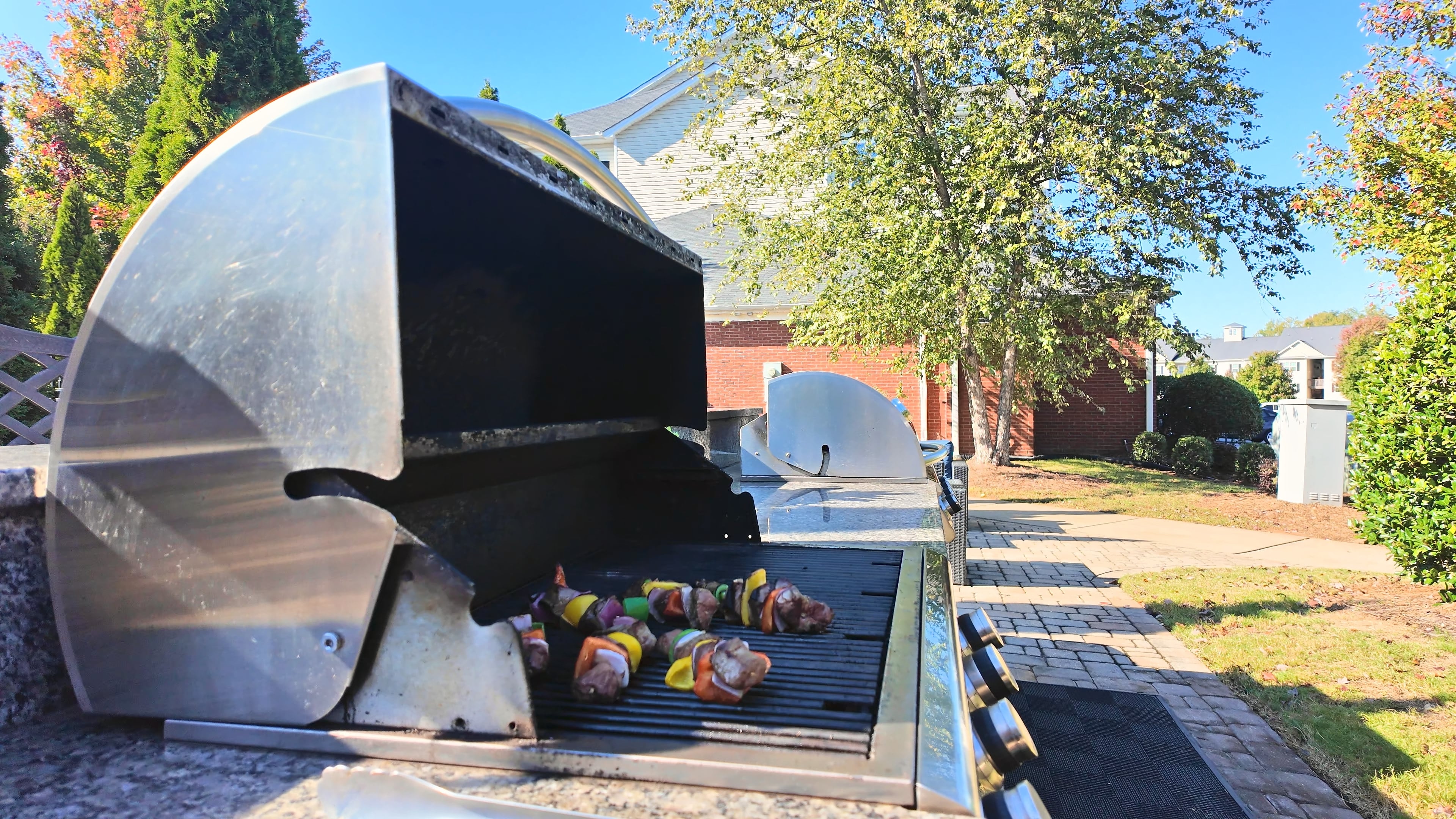 The outdoor kitchen at Clemmons Town Center