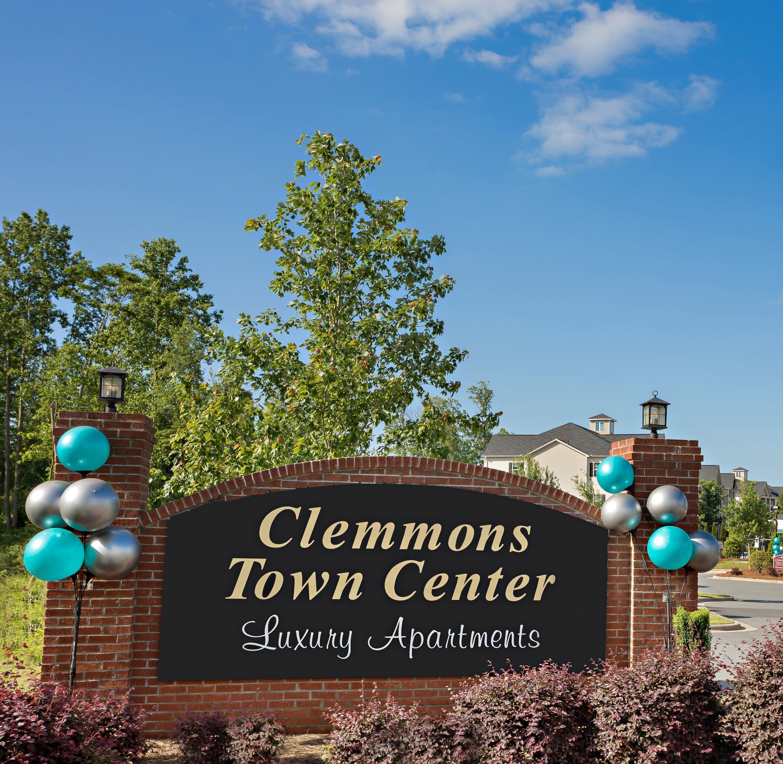 The entrance at Clemmons Town Center