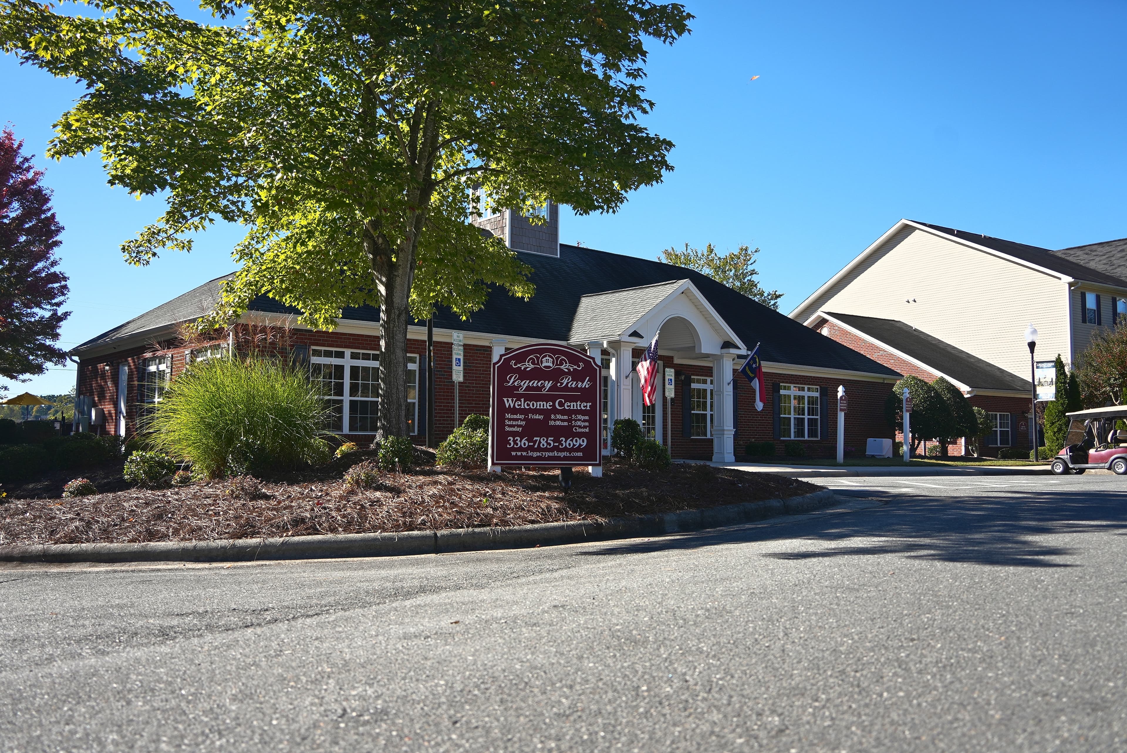 The clubhouse at Legacy Park