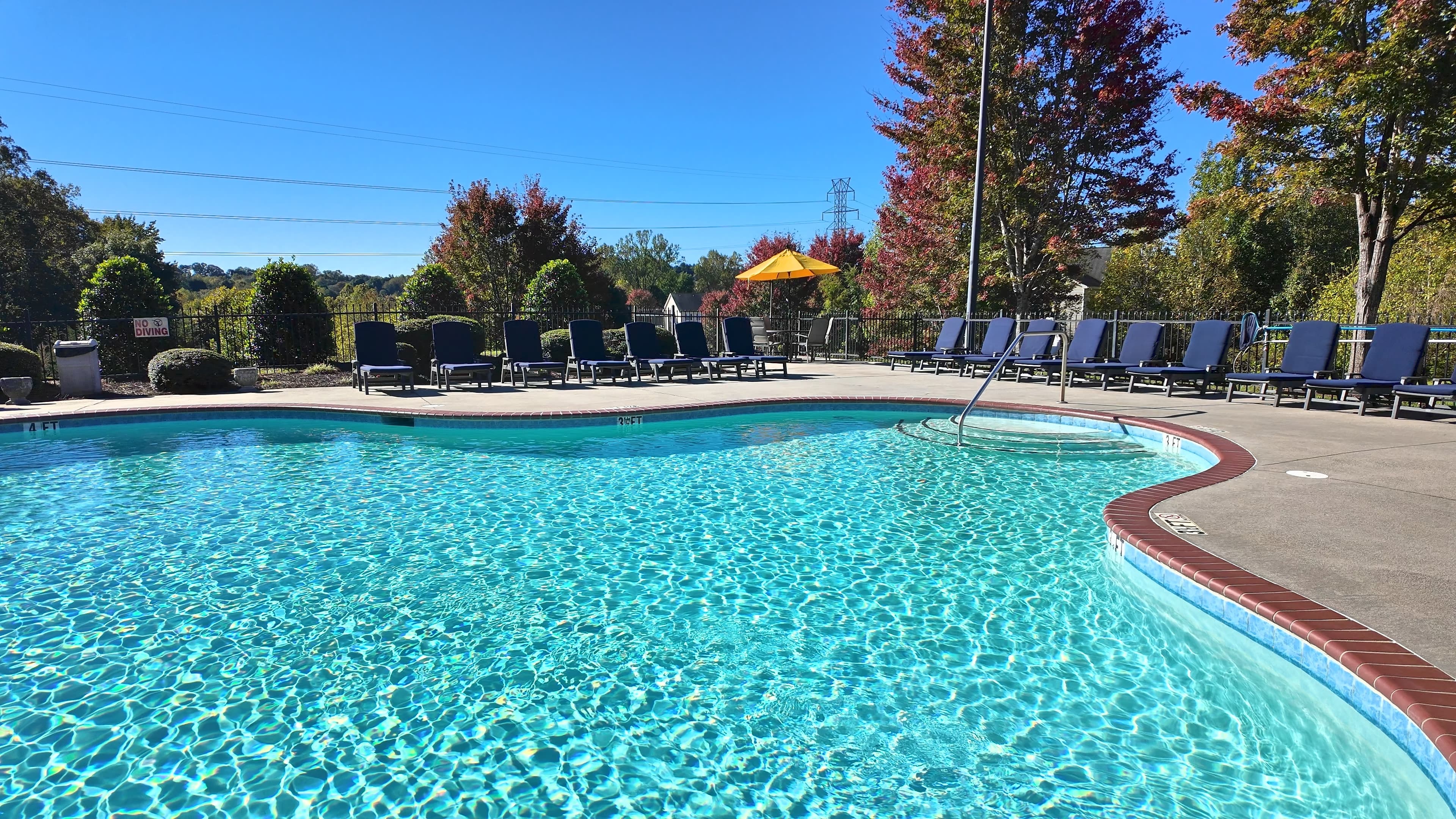 The pool at Legacy Park