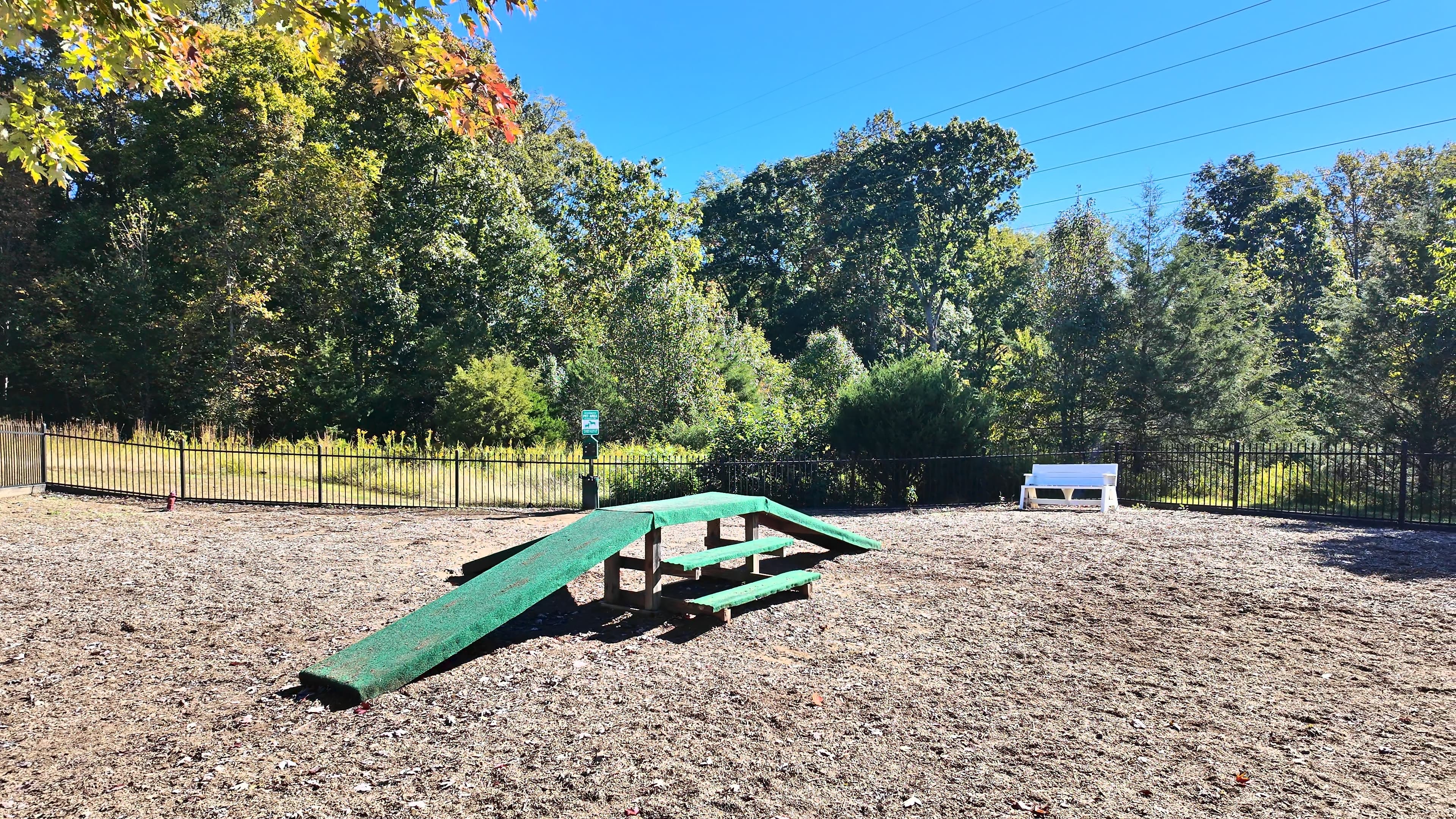 The pet park at Legacy Park