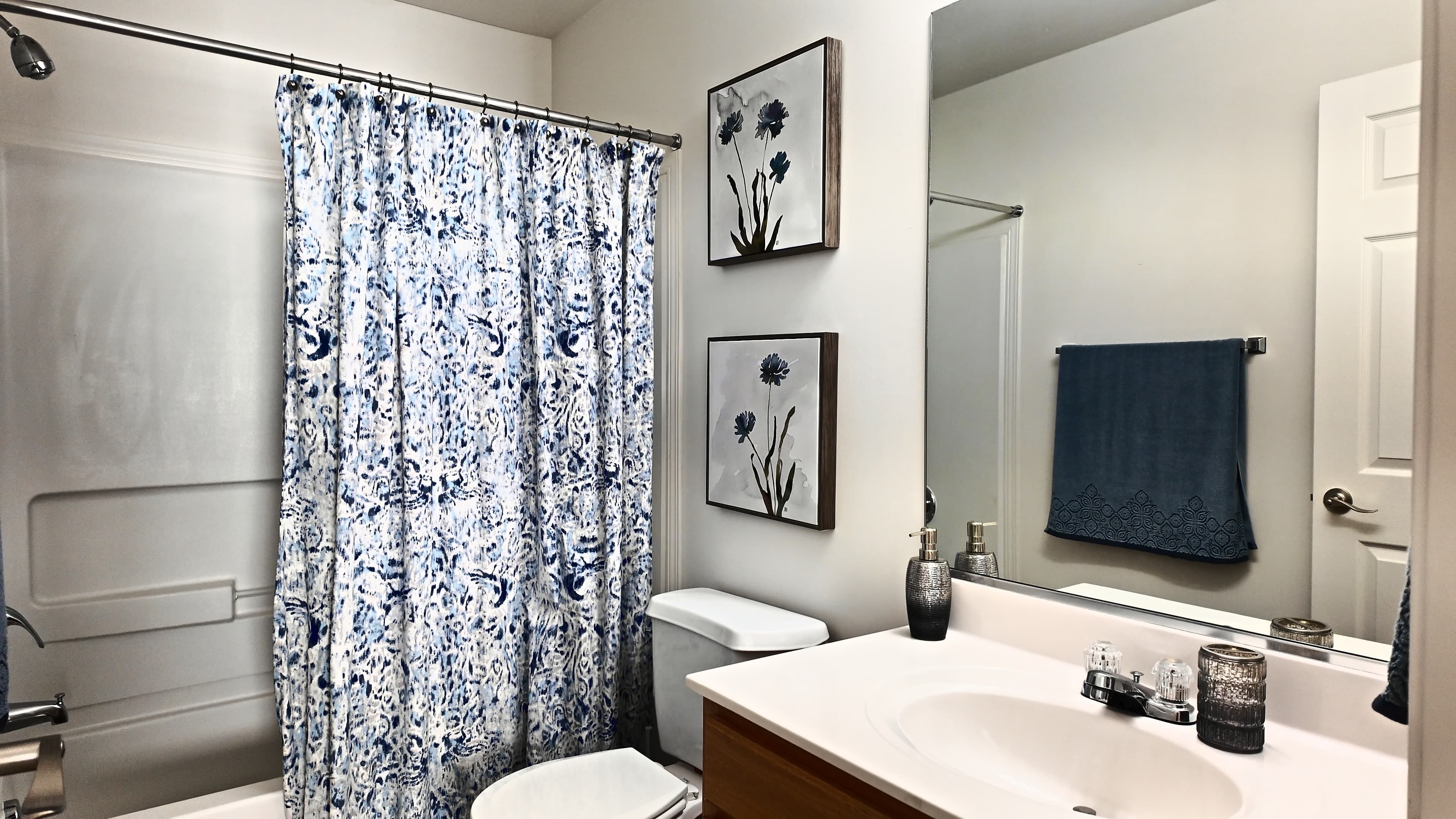 Stylish bathrooms at Legacy Park