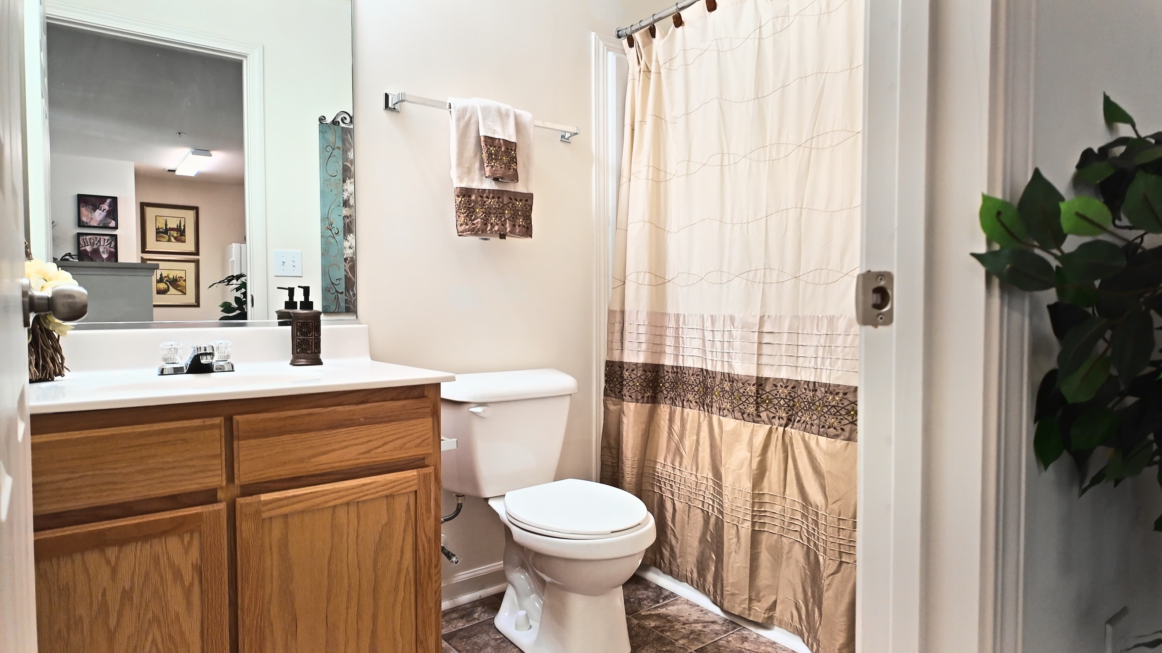 Stylish bathrooms at Providence Pointe