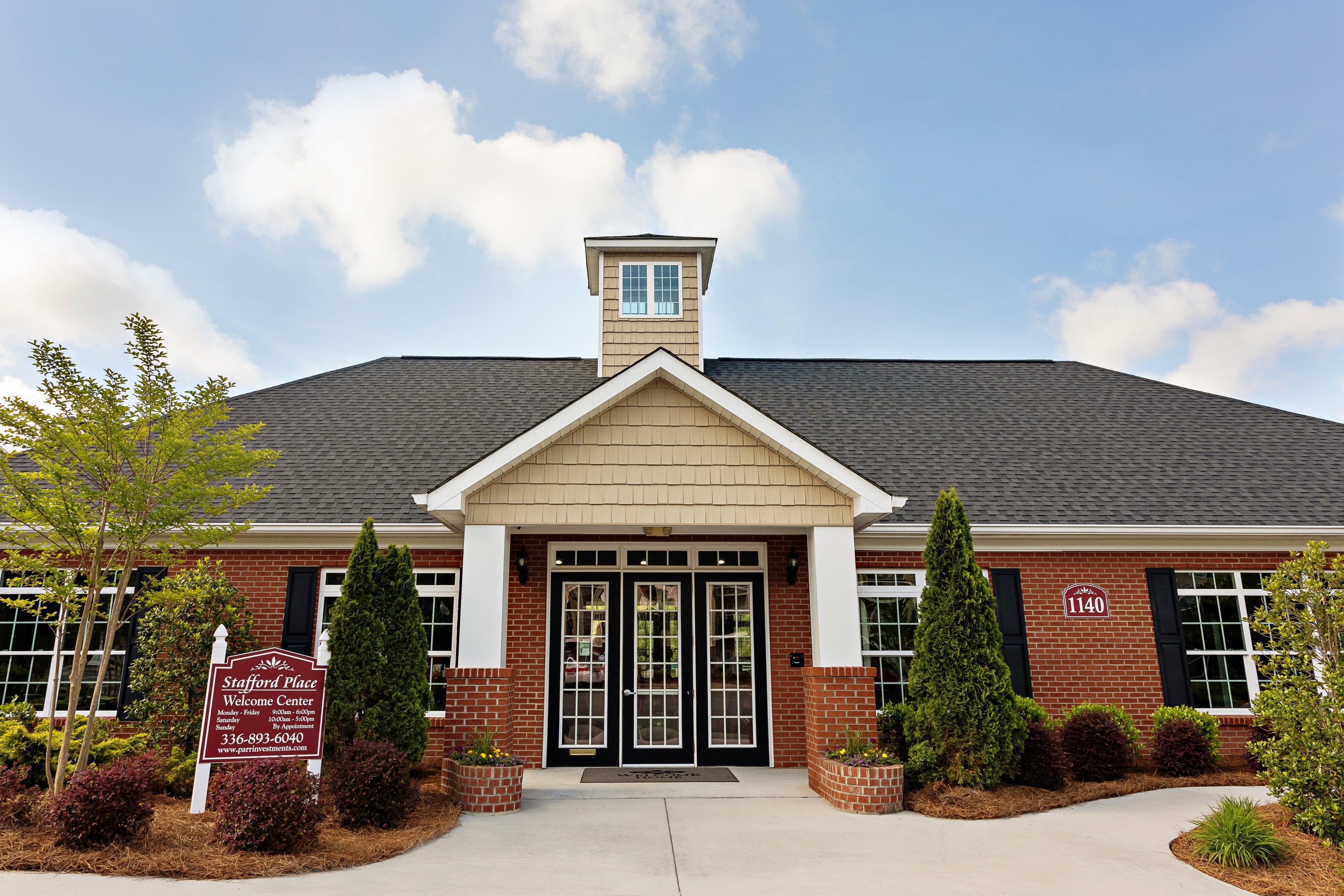 The clubhouse at Stafford Place