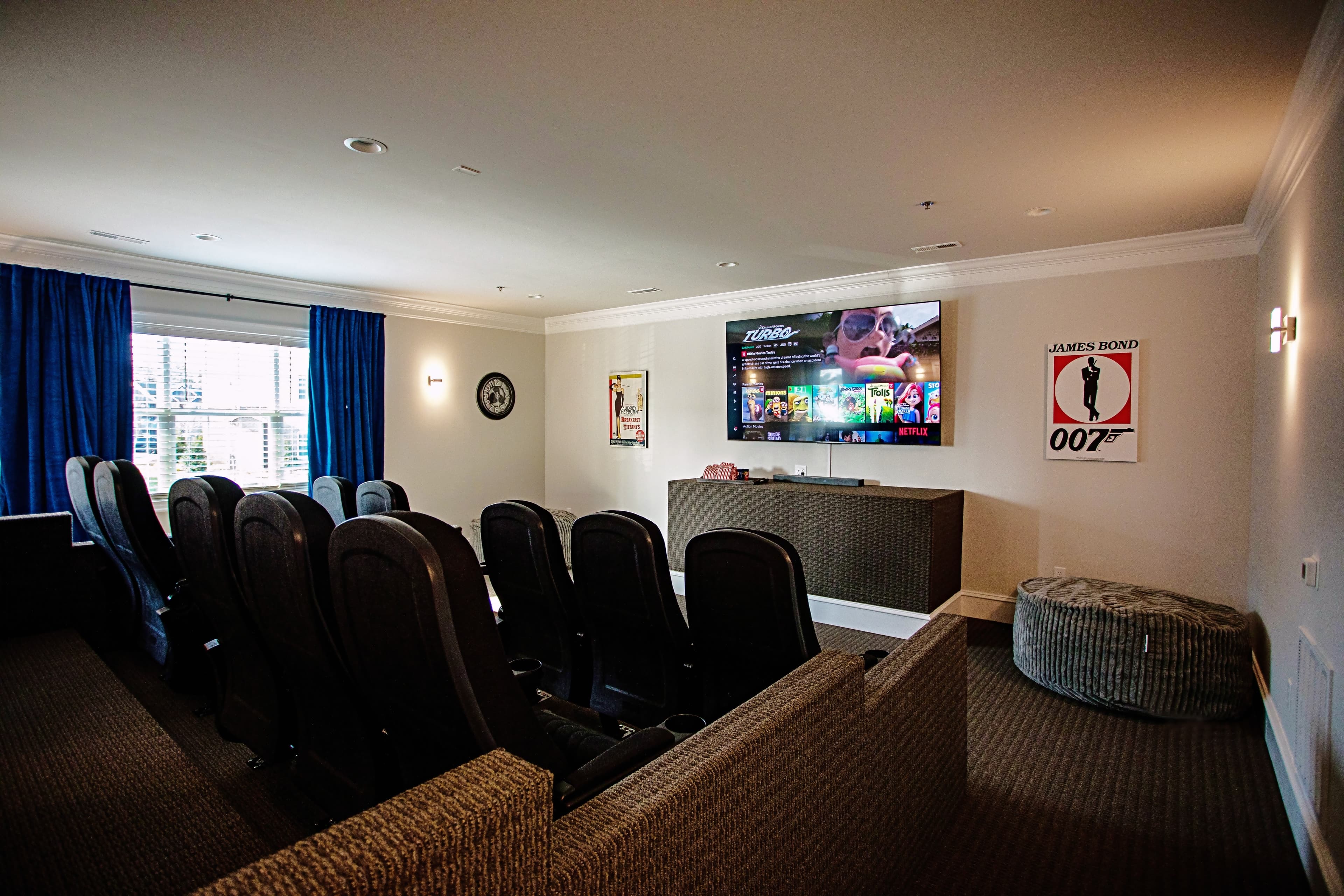 The movie theater at The Grand at Union Cross