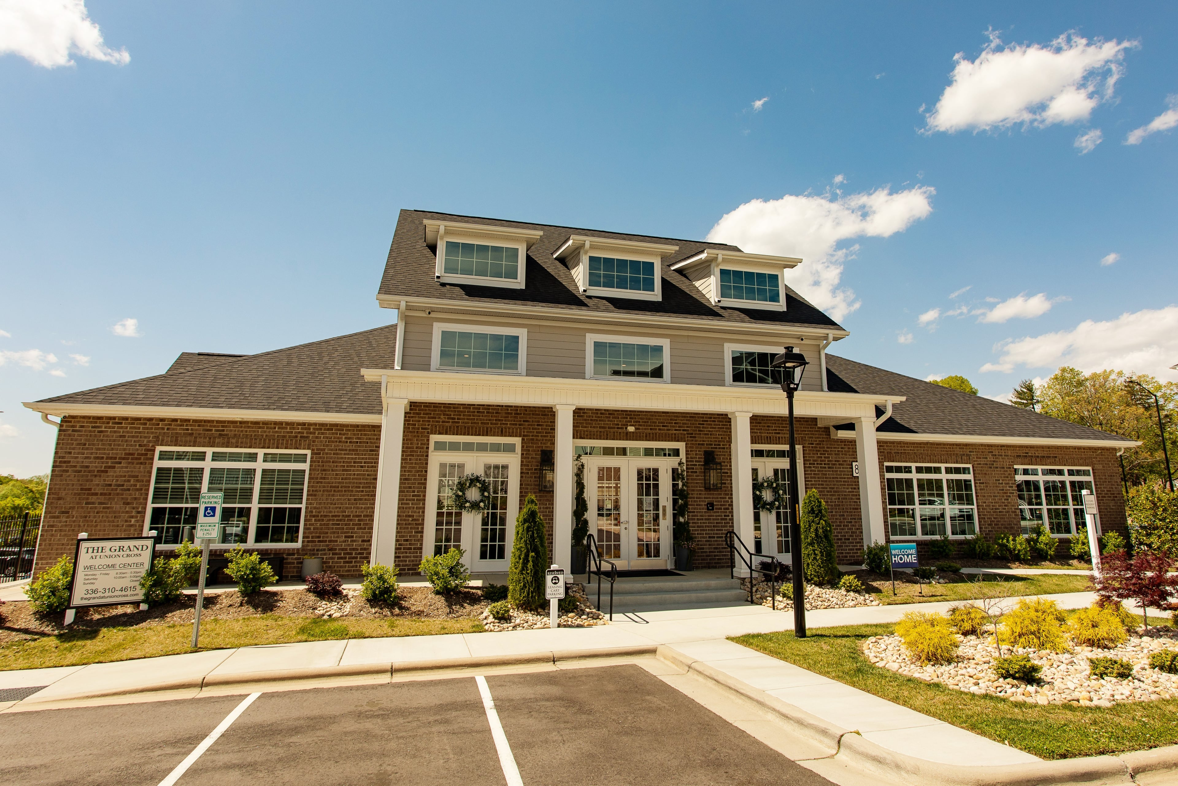 The clubhouse at The Grand at Union Cross