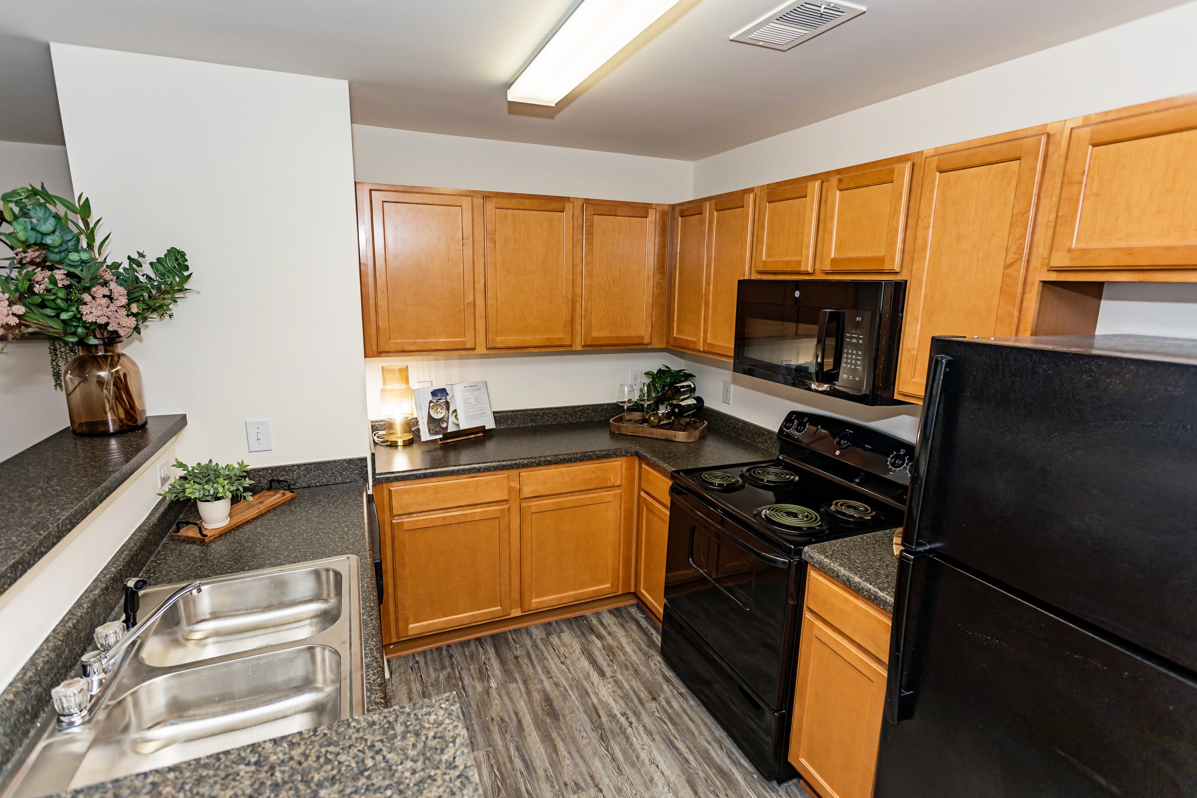 Modern kitchens at The Pointe at Peters Creek
