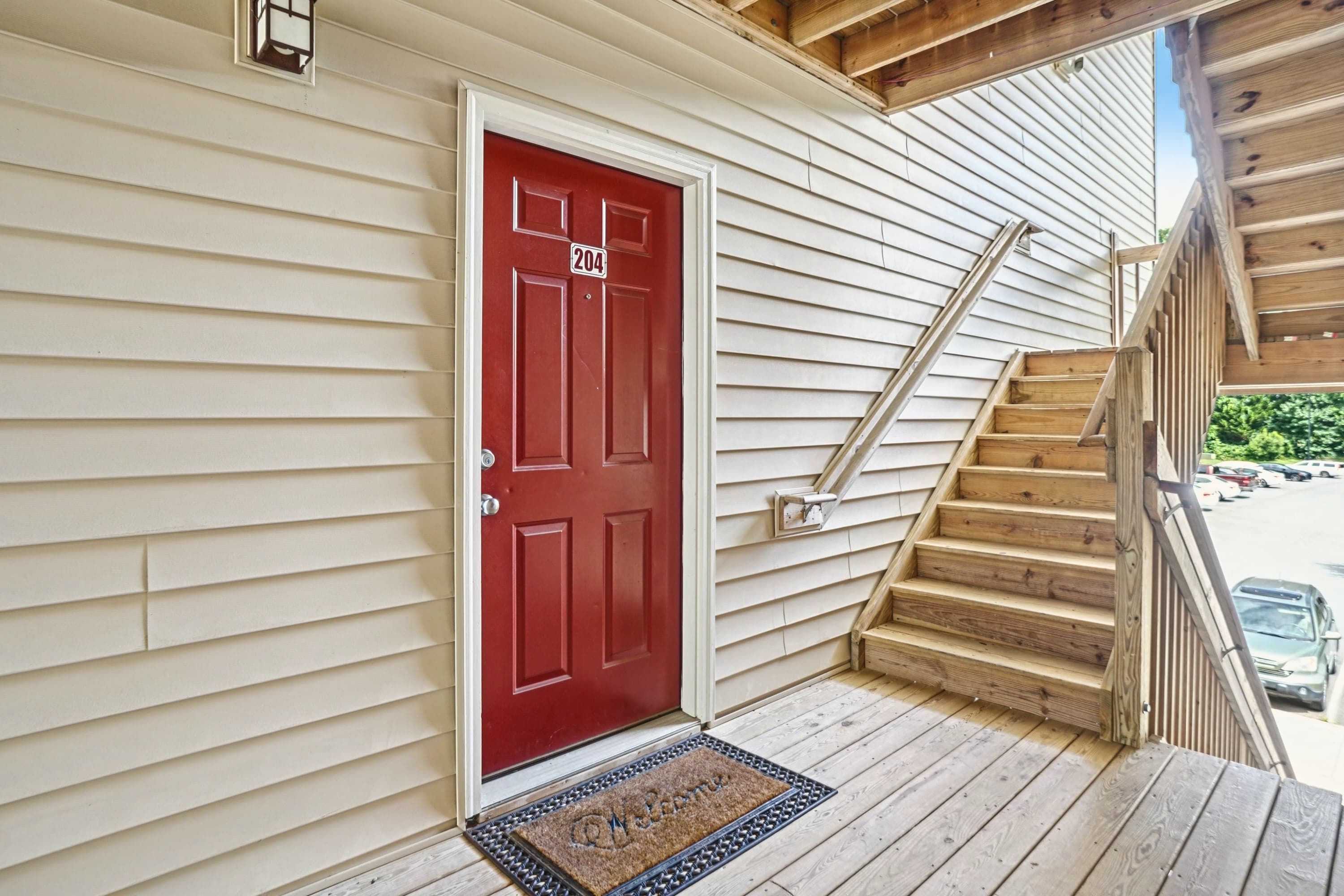 Your own front door at The Pointe at Robinhood Village