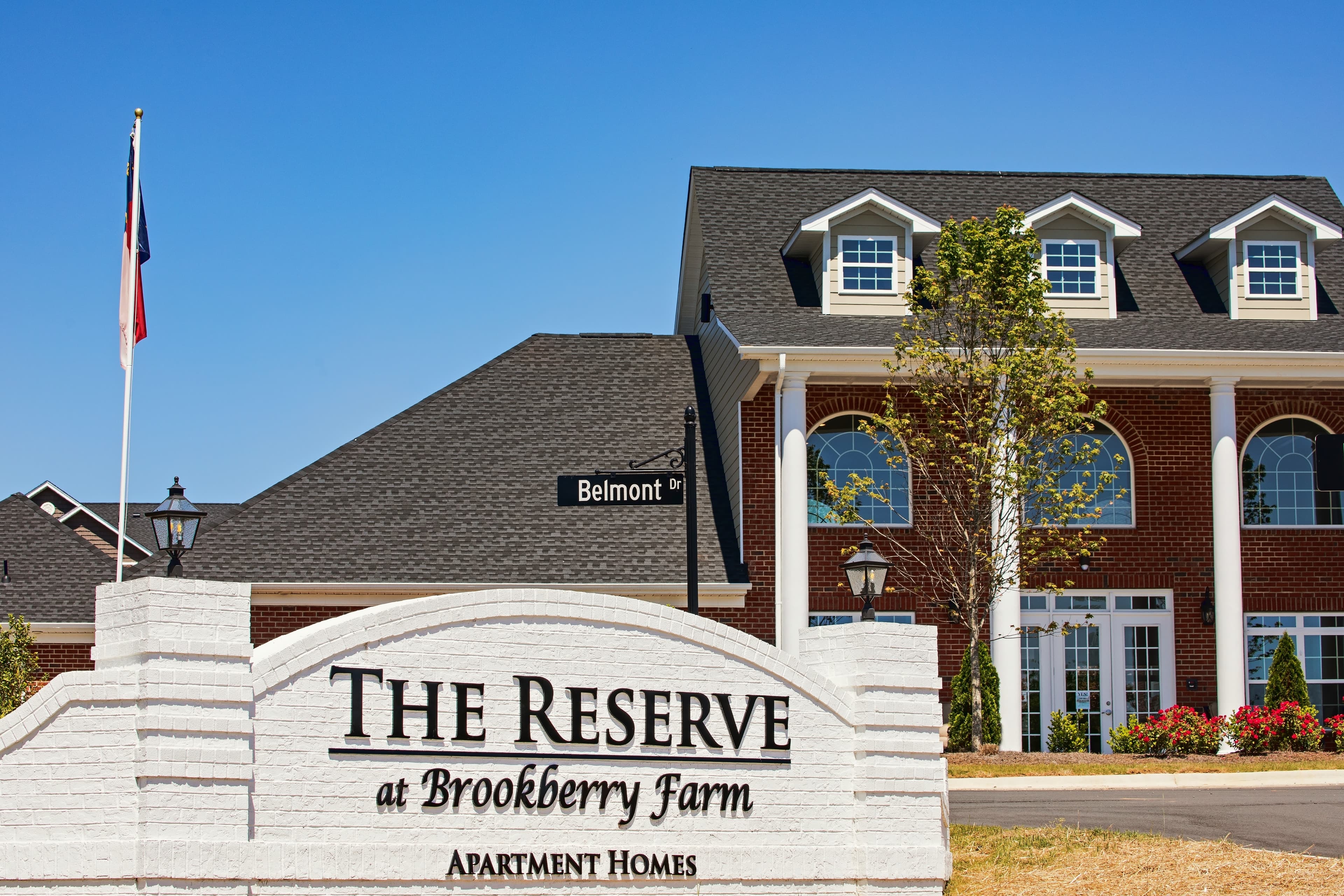 The welcome center at The Reserve at Brookberry Farm