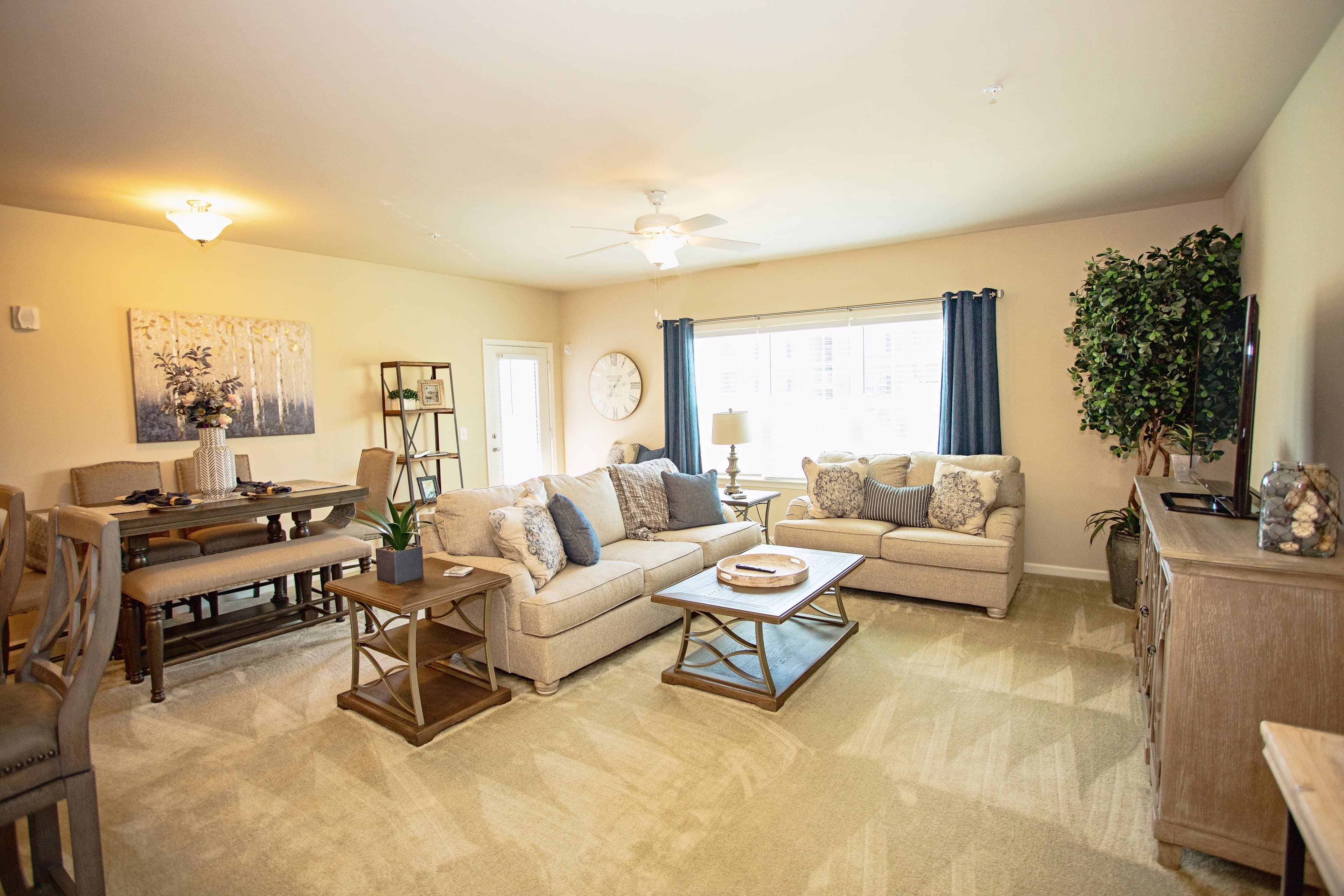 Spacious Living Rooms at The Reserve at Brookberry Farm