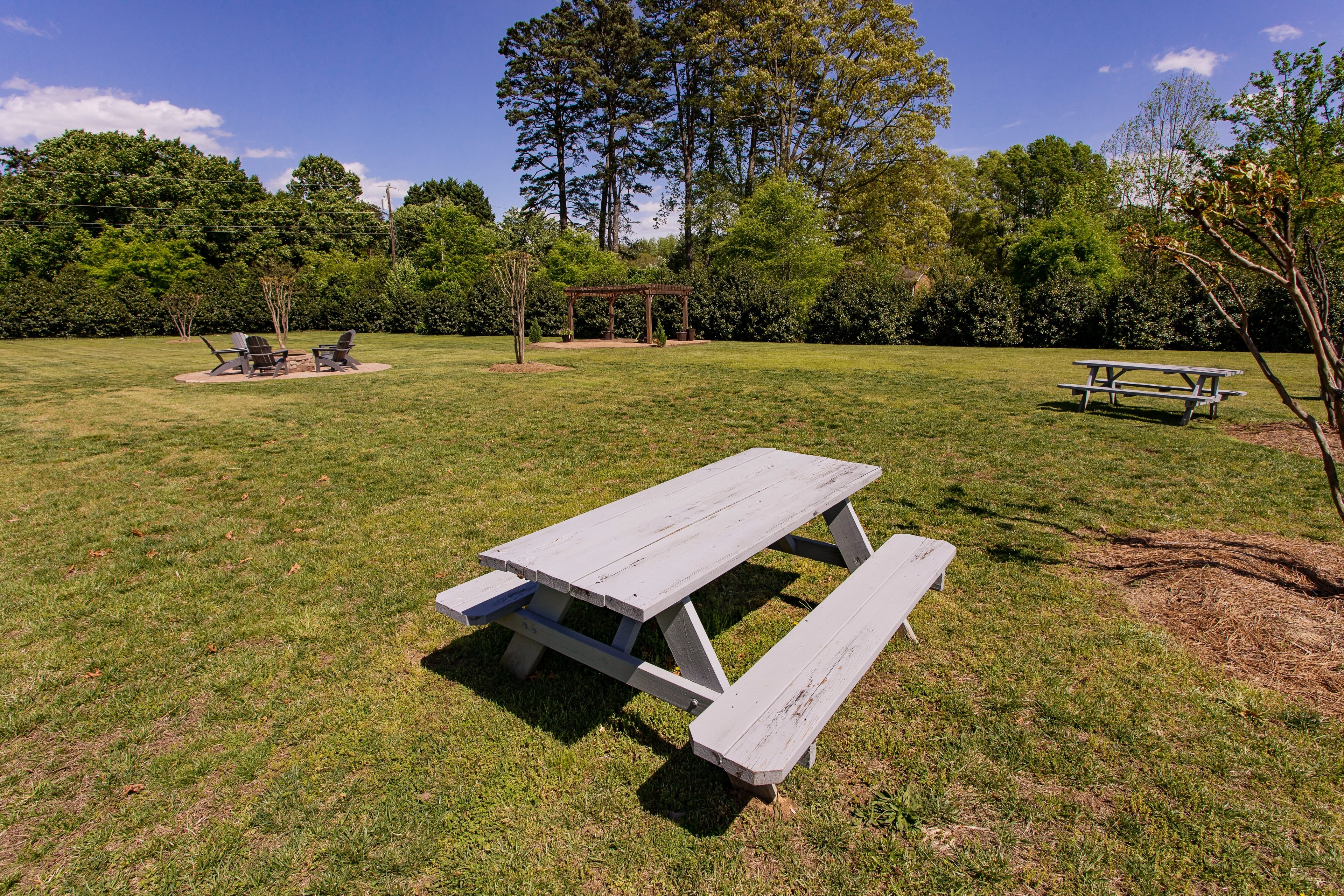 The picnic area at The Reserve at Smith Crossing