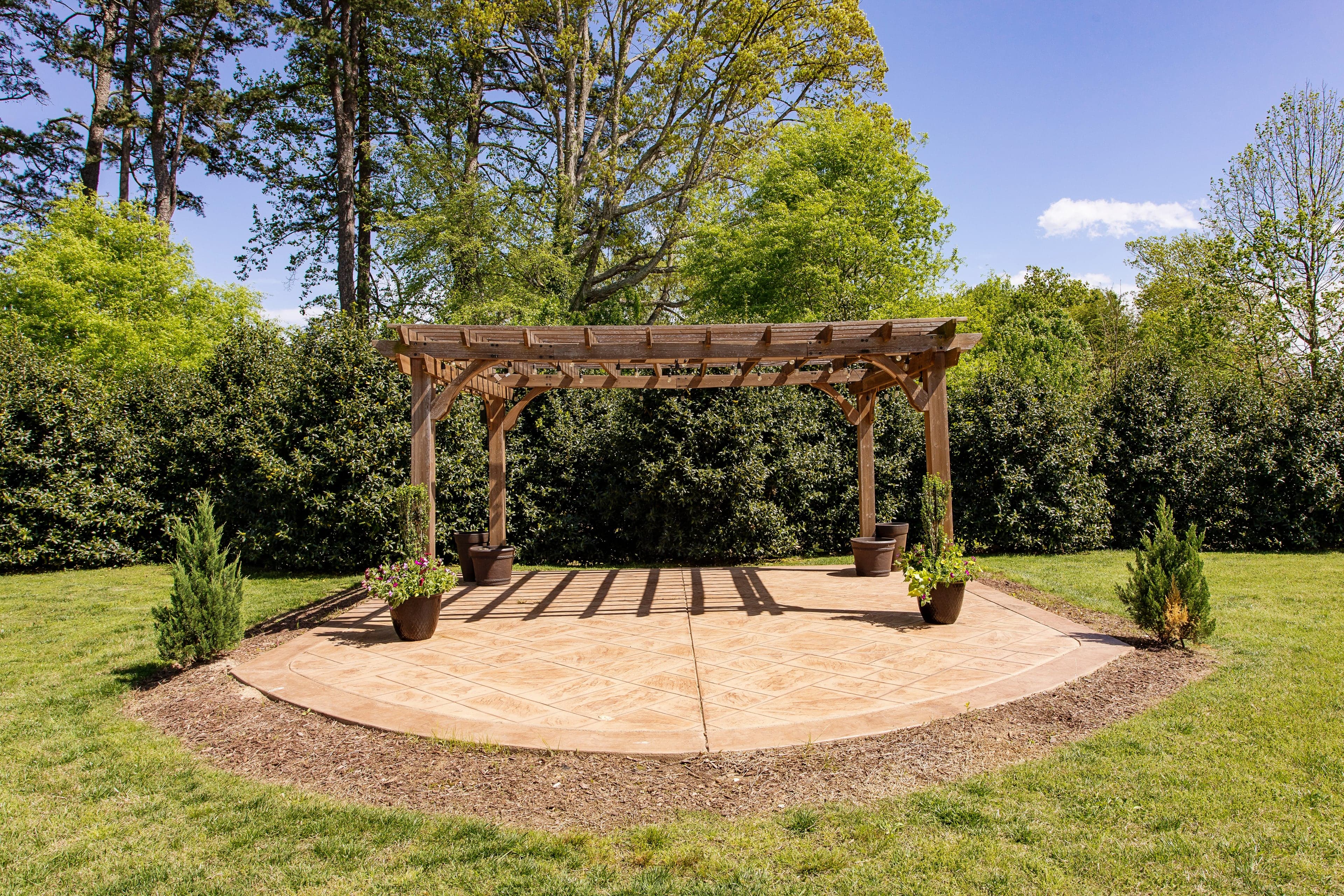 The pergola at The Reserve at Smith Crossing