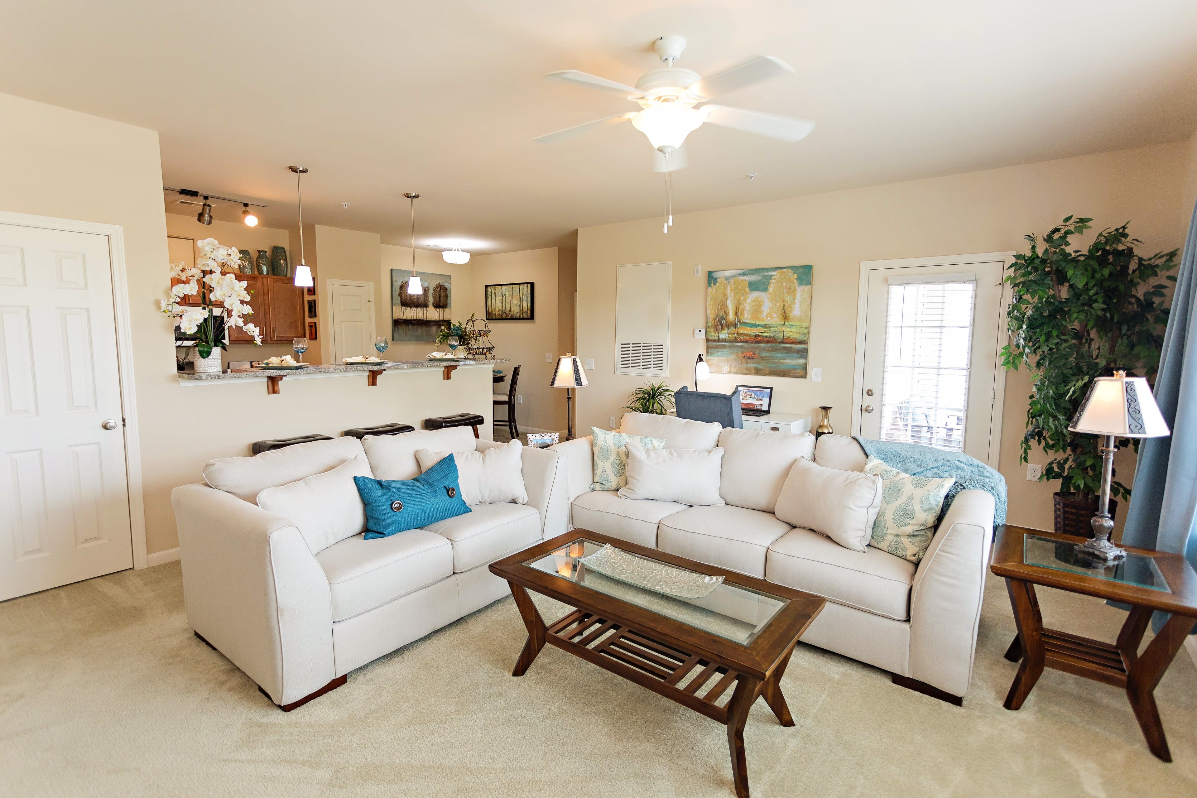 Spacious Living Rooms at The Reserve at Smith Crossing