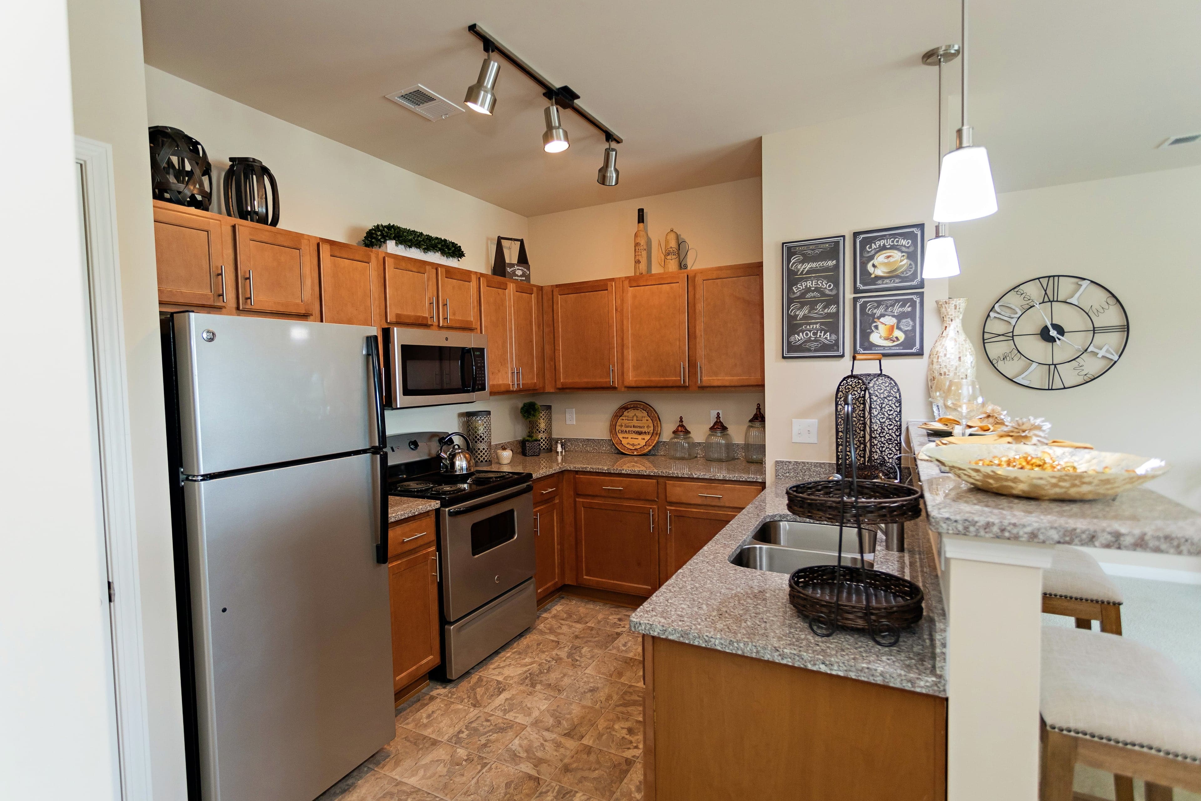 Modern kitchens at The Reserve at Smith Crossing